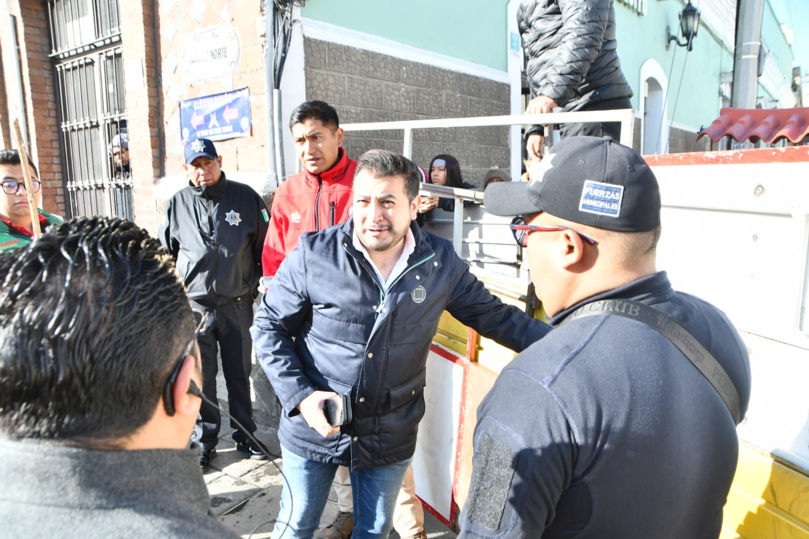 Supervisa Salvador santos Cedillo circuito del encierro Huamantla